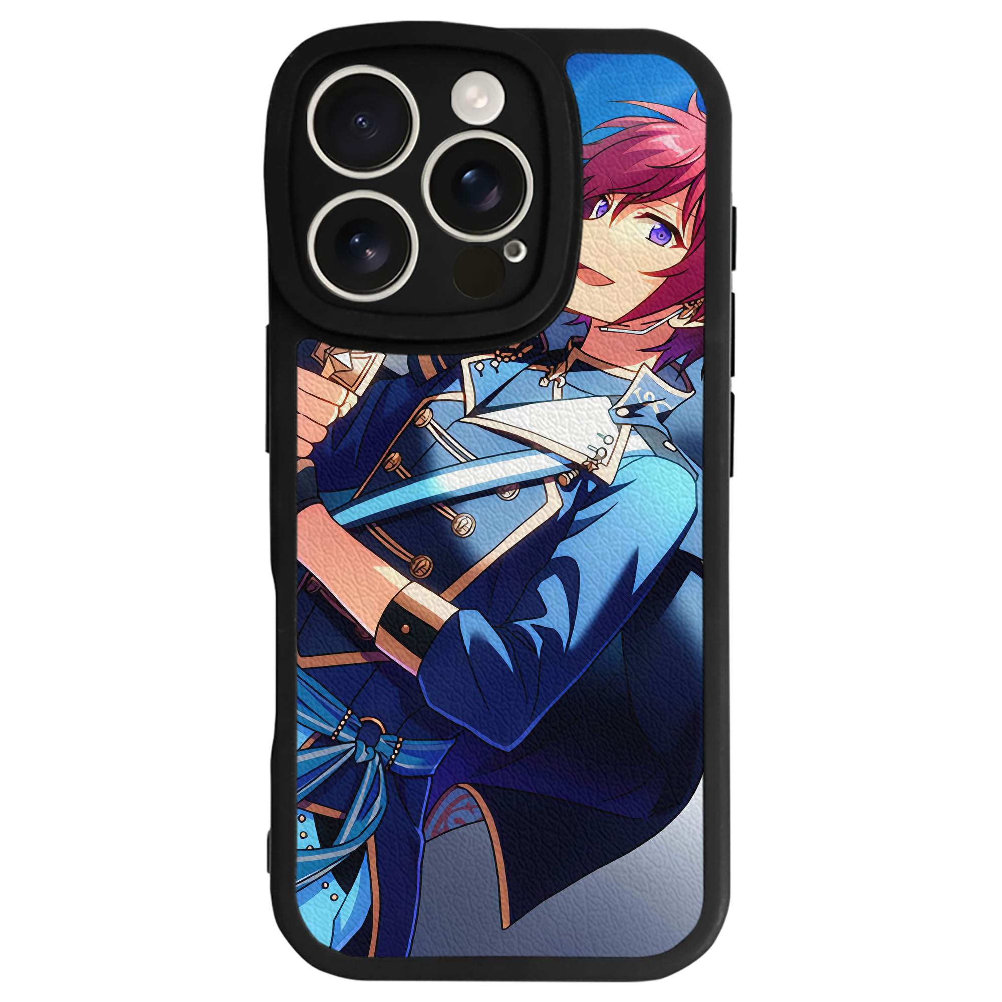 （画像用） あんさんぶるスターズ! Ensemble Stars 【iPhone 16シリーズ対応】シリコンスマホケース（レザー調） 材質：シリコン